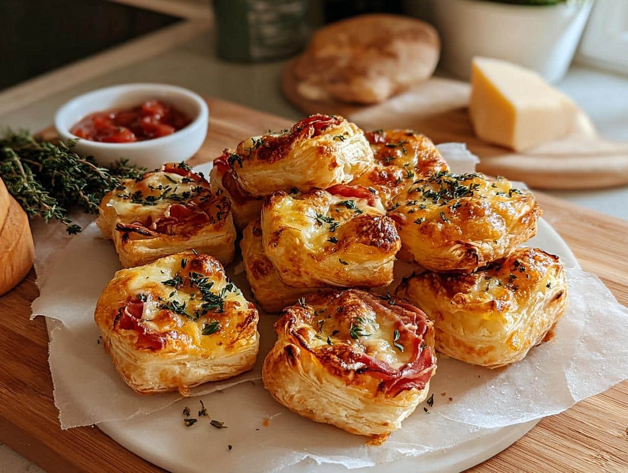 Two Cheese Puff Pastry: 15-Min Savory Bites - Two Cheese Puff Pastry - additional detail
