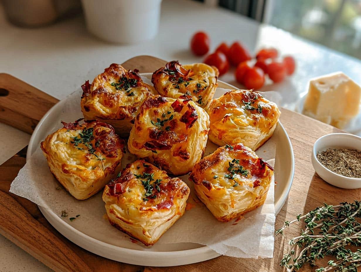 Two Cheese Puff Pastry: 15-Min Savory Bites - Two Cheese Puff Pastry - additional detail