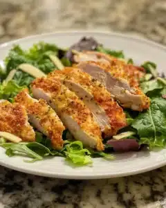 Chicken Salad 4 Delicious chicken salad in a bowl with fresh vegetables