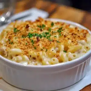 Creamy homemade Mac and Cheese served in a bowl