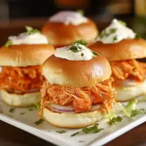Assorted sliders on a platter, ready to serve for a party or gathering.