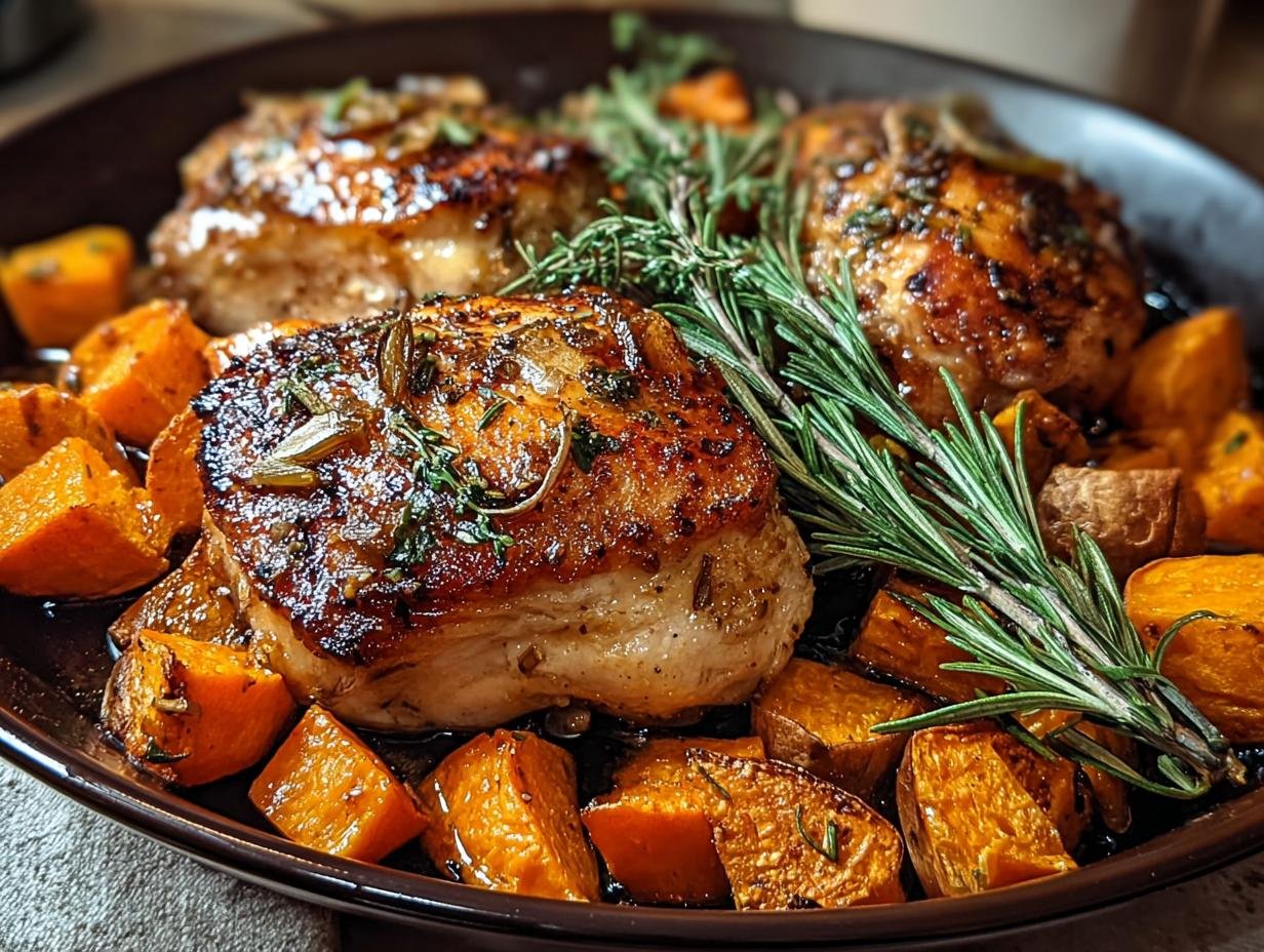 Apple Cider Glazed Chicken