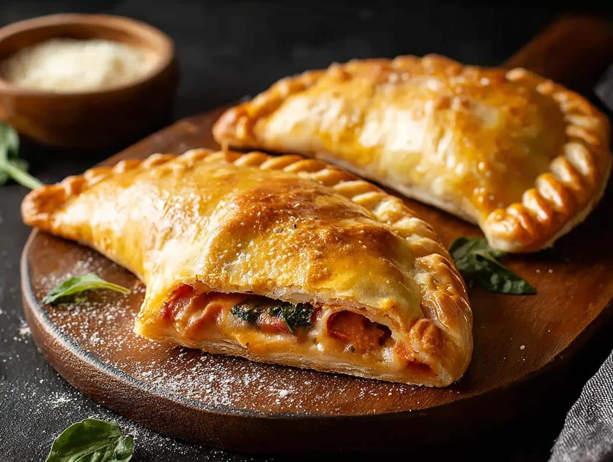Calzones: 1 Amazing Folded Pizza Treat - Calzones - additional detail