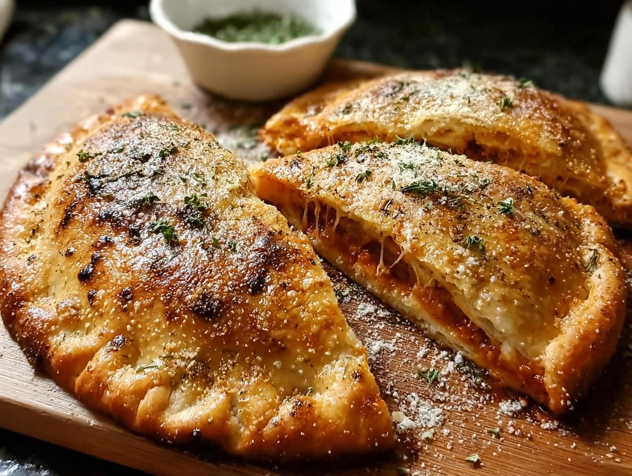 Calzones: 1 Amazing Folded Pizza Treat - Calzones - additional detail