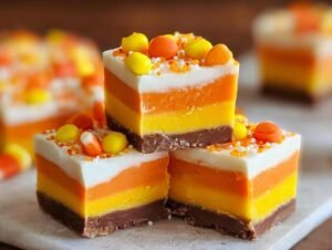 Candy Corn Fudge
