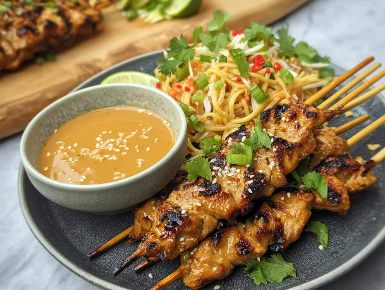 Creamy Peanut Chicken Satay: 1 Amazing Recipe - Chicken Satay Creamy Peanut - additional detail