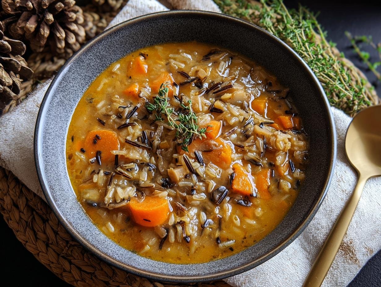 Cozy Autumn Wild Rice: 1 Hug in a Bowl - Cozy Autumn Wild Rice - additional detail