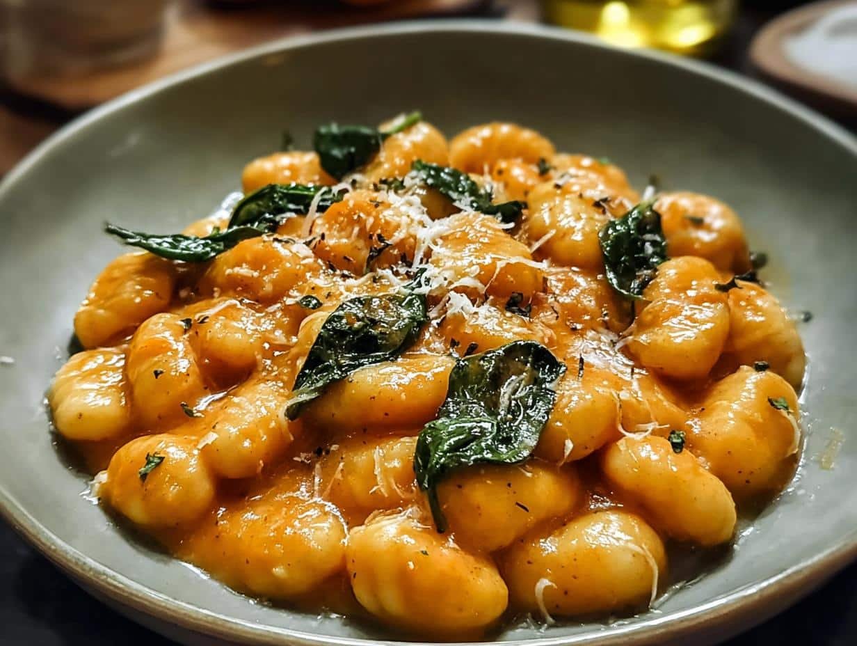 Creamy Pumpkin Gnocchi Delight: 30 Min Bliss - Creamy Pumpkin Gnocchi Delight - additional detail