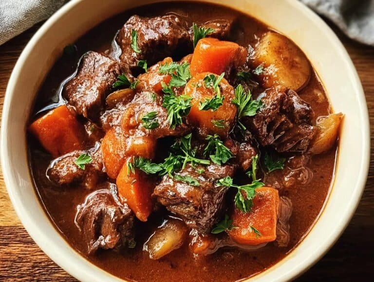 Crockpot Beef Bourguignon