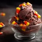 Dark Chocolate Halloween Gelato