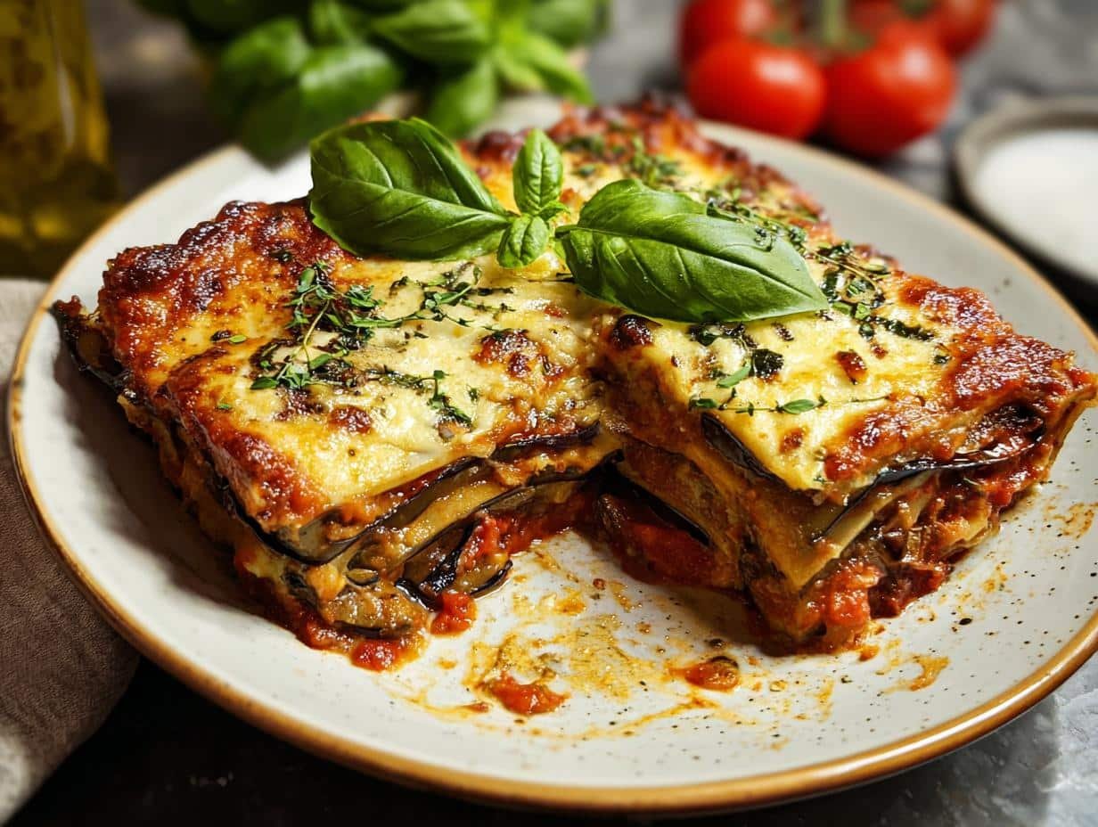 Delectable Eggplant Lasagna: 1 Amazing Recipe - Eggplant Lasagna - additional detail