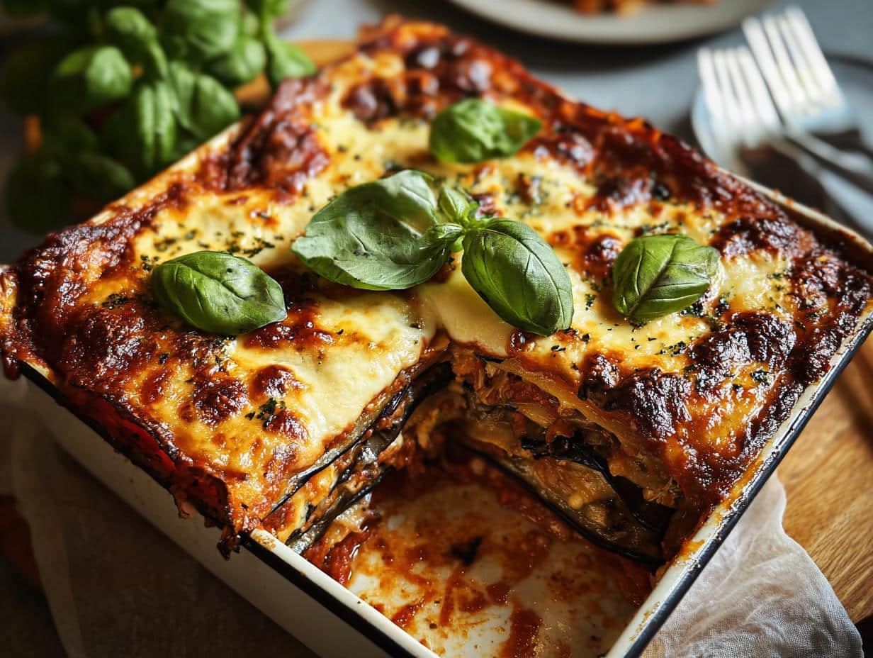 Delectable Eggplant Lasagna: 1 Amazing Recipe - Eggplant Lasagna - additional detail