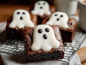 Ghost Brownies: Easy Adorable Halloween Treat 7 Ghost Brownies