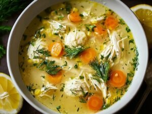 Greek Lemon Chicken Soup