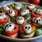 Halloween Caprese Salad