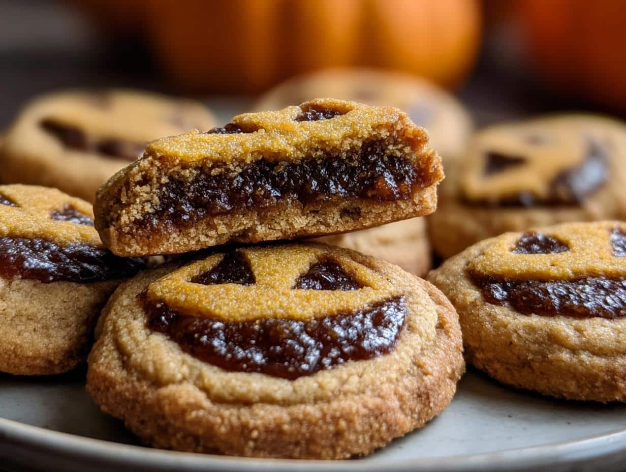 Halloween Date Filled Cookies