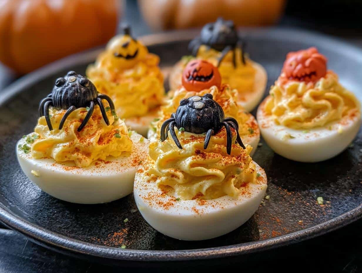 Halloween Deviled Eggs: 4 Terrifyingly Tasty Twists - Halloween Deviled Eggs - additional detail