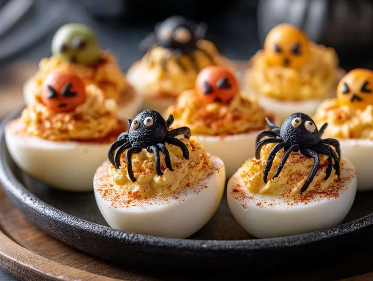 Halloween Deviled Eggs