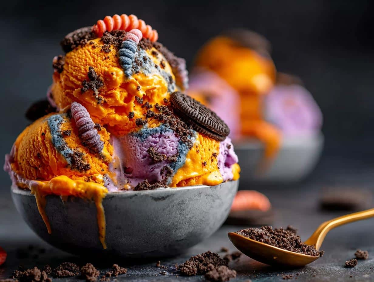 Halloween Ice Cream Perfected: 6 Ingredients - Halloween Ice Cream - additional detail