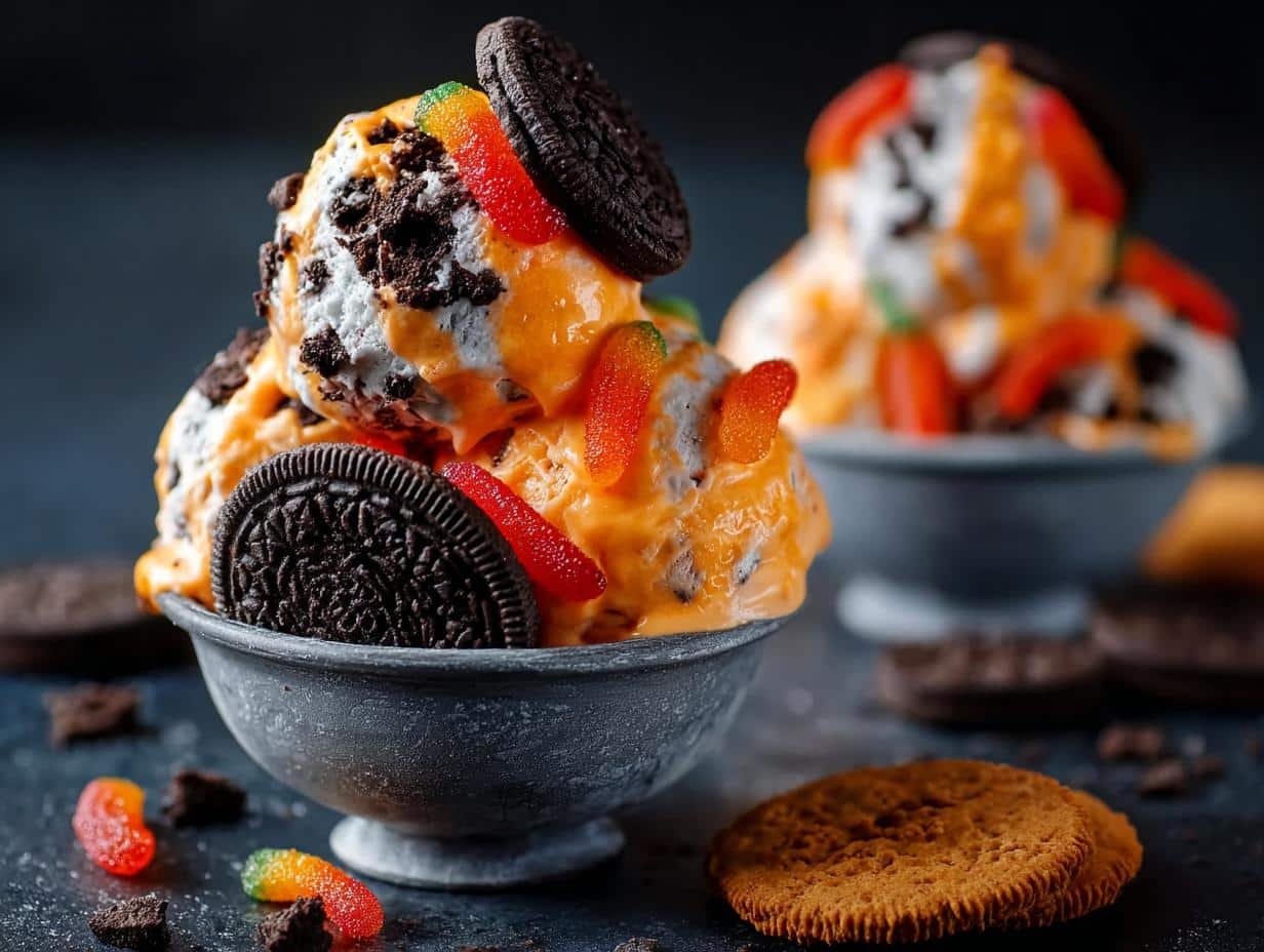 Halloween Ice Cream Perfected: 6 Ingredients - Halloween Ice Cream - additional detail