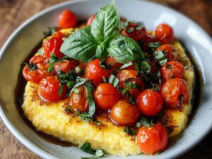 Amazing Herb Tomato Polenta: Creamy Delight 6 Herb Tomato Polenta