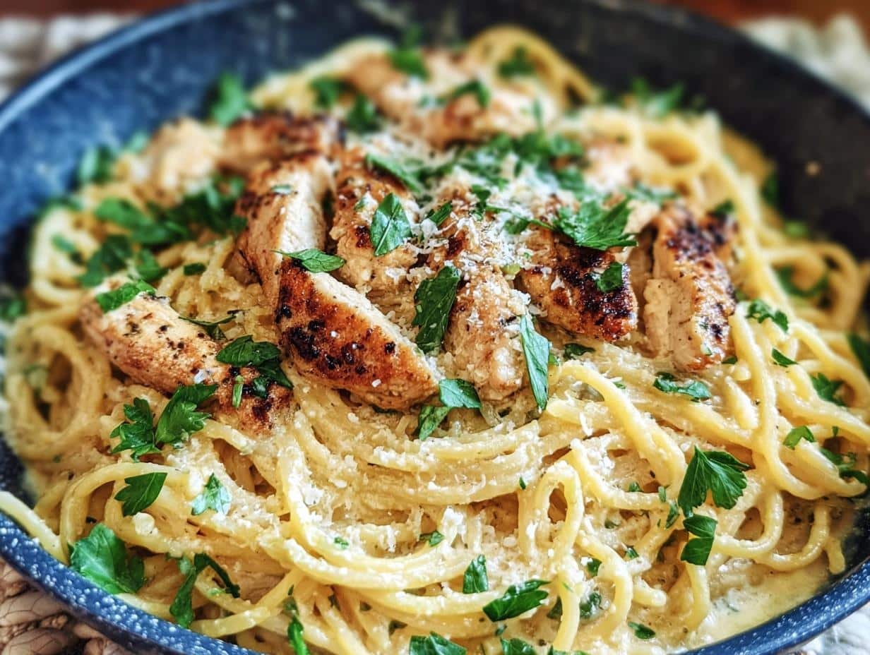 Amazing Pasta Chicken Garlic in 30 Mins - Pasta Chicken Garlic - additional detail