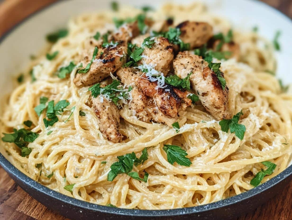 Amazing Pasta Chicken Garlic in 30 Mins - Pasta Chicken Garlic - additional detail