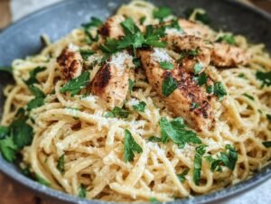 Pasta Chicken Garlic