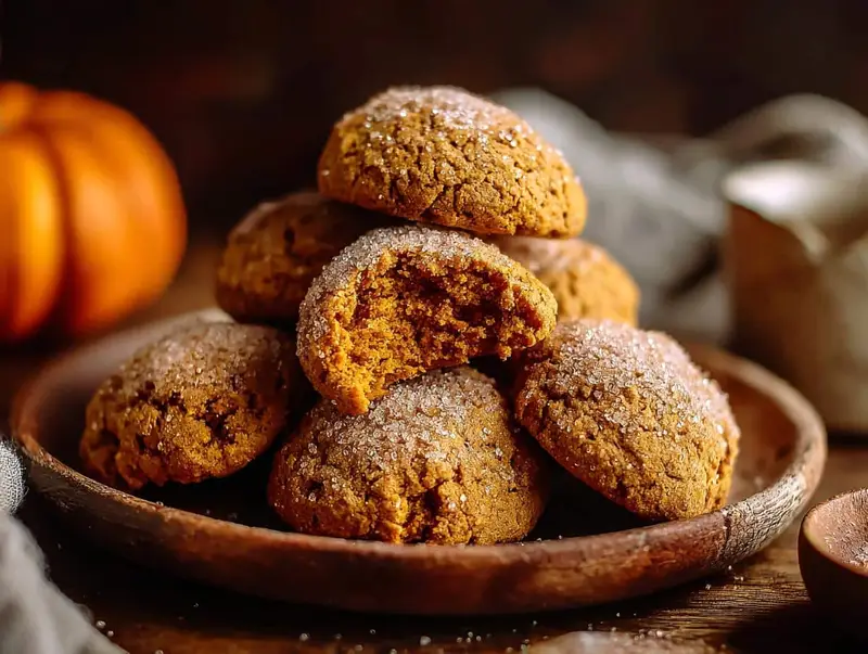 Amazing Gluten-Free Pumpkin Cookies Made Easy - Pumpkin Cookies Gluten Free - close-up of baked cookies