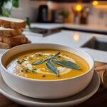 Pumpkin Sage Soup Dinner