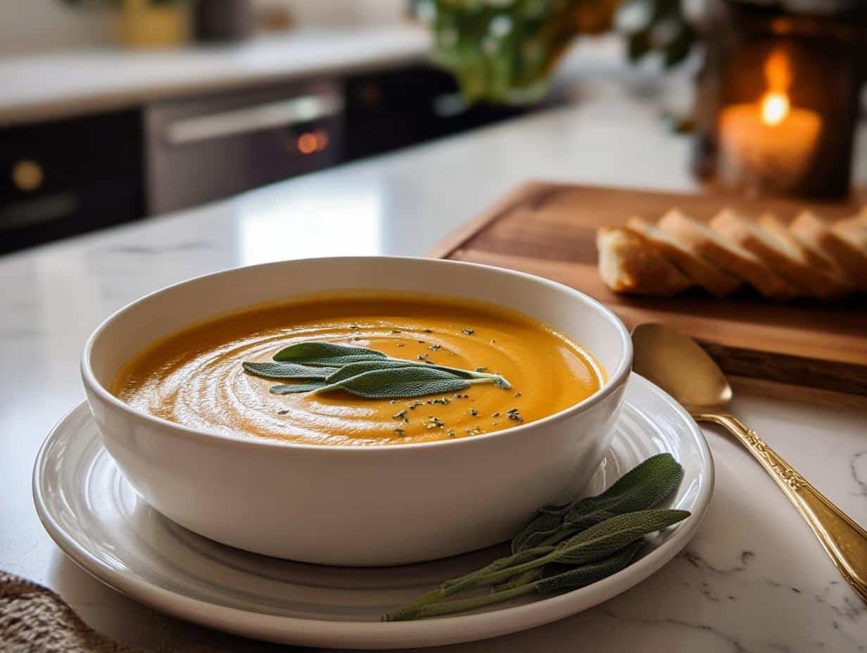 Pumpkin Sage Soup Dinner: Best 10 Min Prep So Easy - Pumpkin Sage Soup Dinner - additional detail