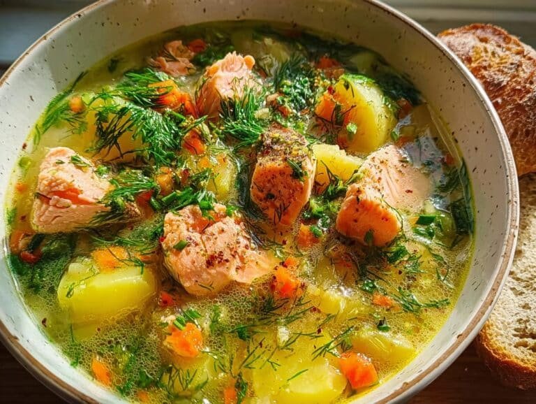 Salmon Soup Dinner