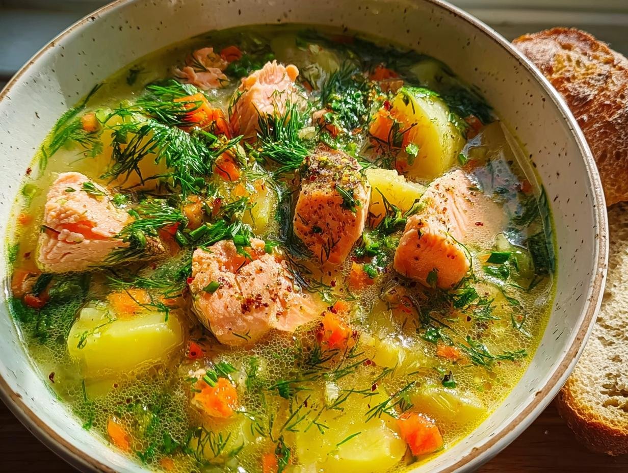 Salmon Soup Dinner