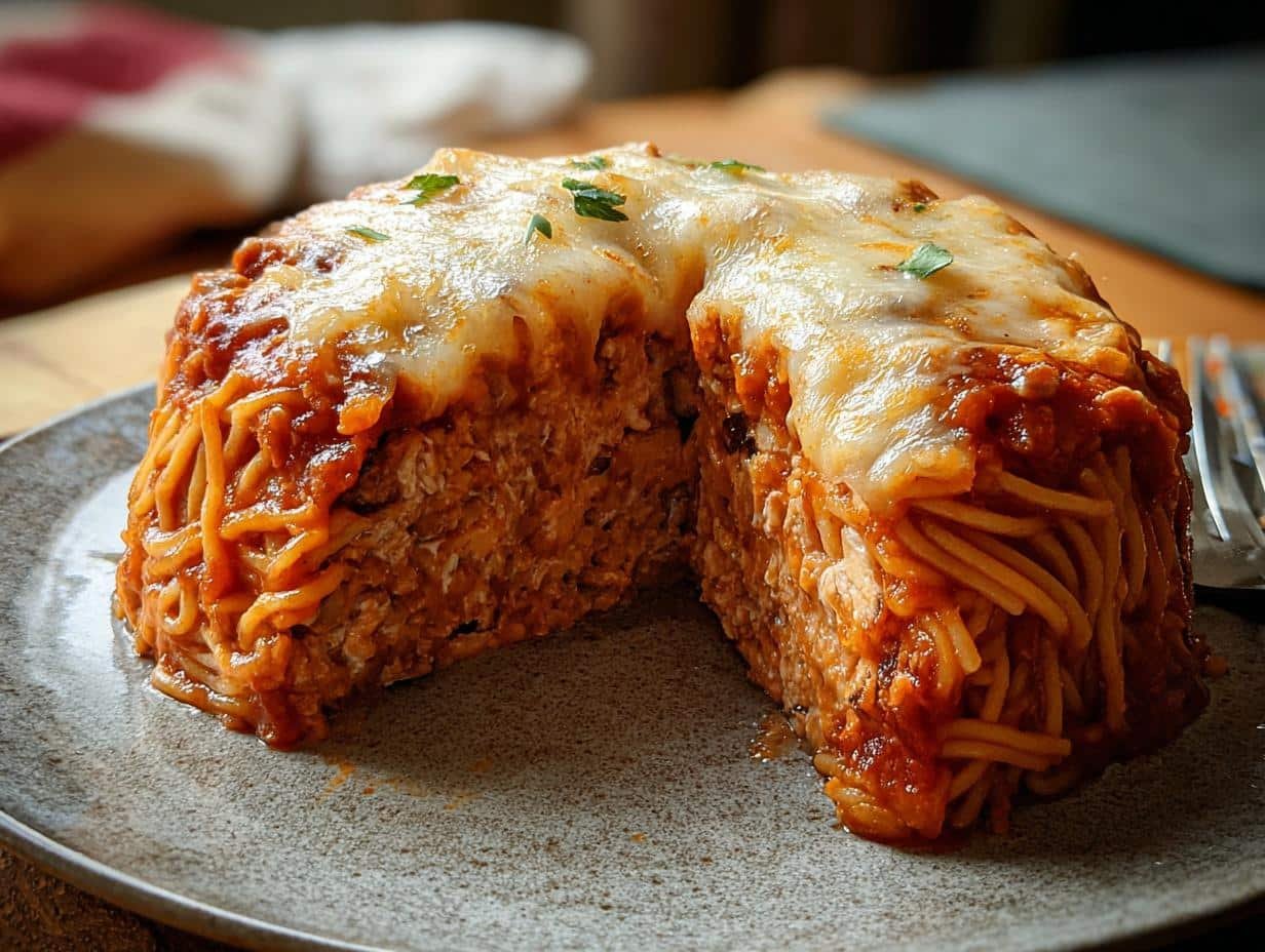 Spaghetti Brain Bake: 25 Min Prep Spooky Fun - Spaghetti Brain Bake - additional detail