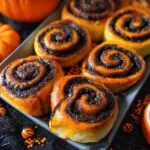 Spooky Cinnamon Rolls For