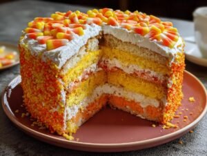 Stuffed Candy Corn Pinata