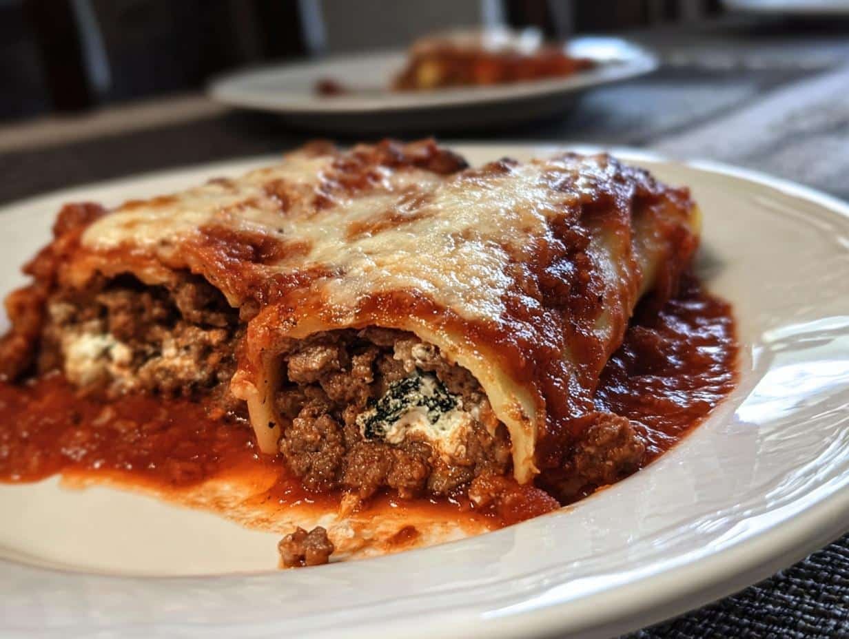 Stuffed Manicotti Meat Sauce: 1 Amazing Recipe - Stuffed Manicotti Meat Sauce - main visual representation