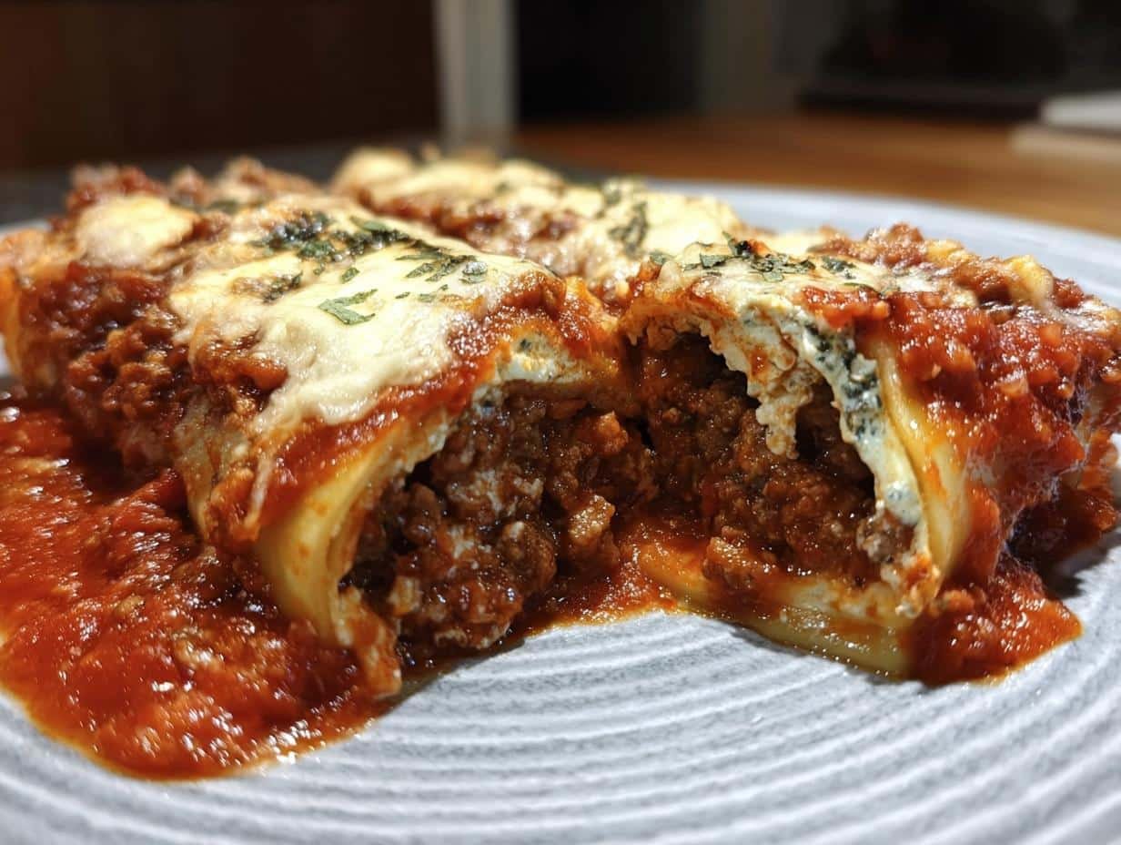 Stuffed Manicotti Meat Sauce: 1 Amazing Recipe - Stuffed Manicotti Meat Sauce - additional detail