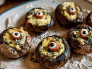 Stuffed Mushroom Eyeballs