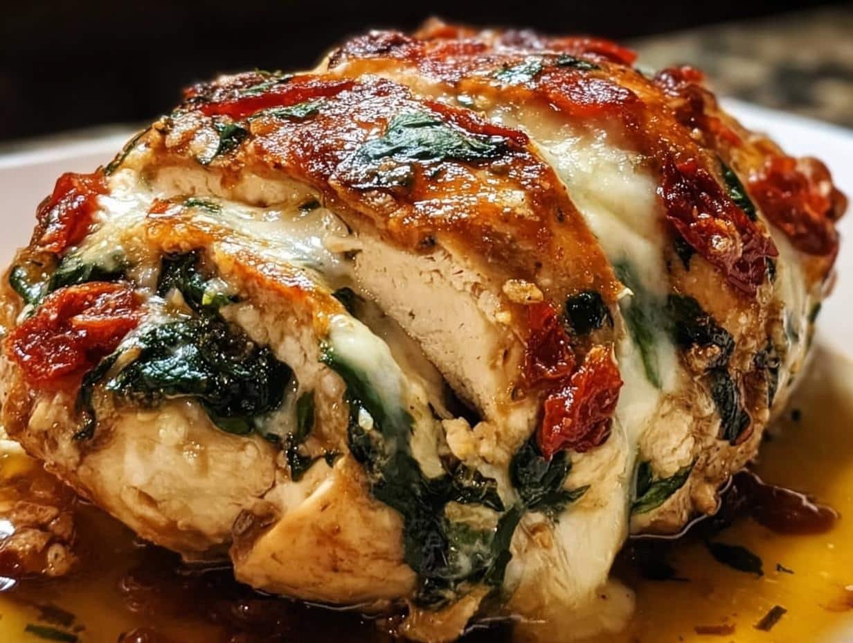 Sundried Tomato Spinach Cheese: Astonishing 4-Step Bake - Sundried Tomato Spinach Cheese - additional detail