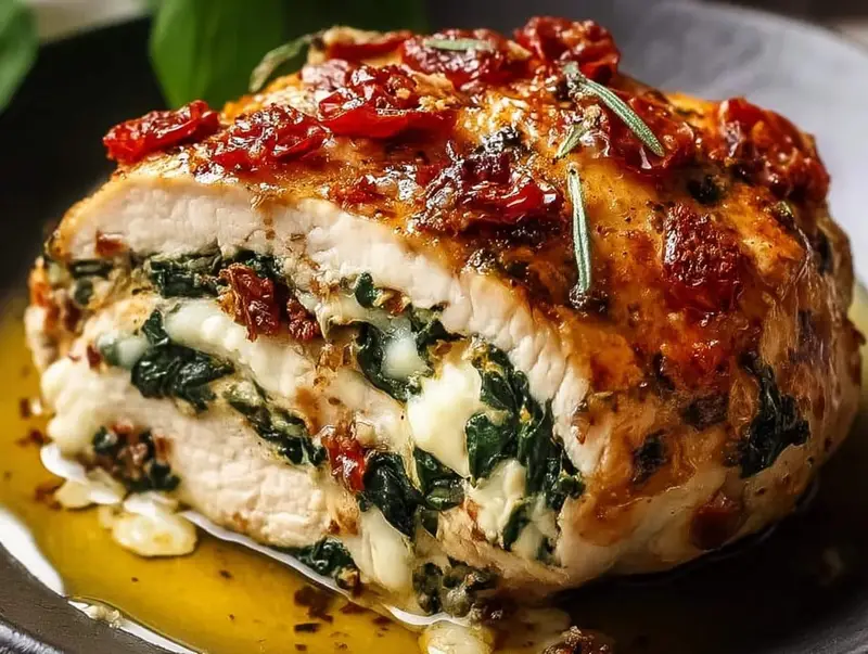 Sundried Tomato Spinach Cheese