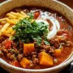 Sweet Potato Turkey Chili