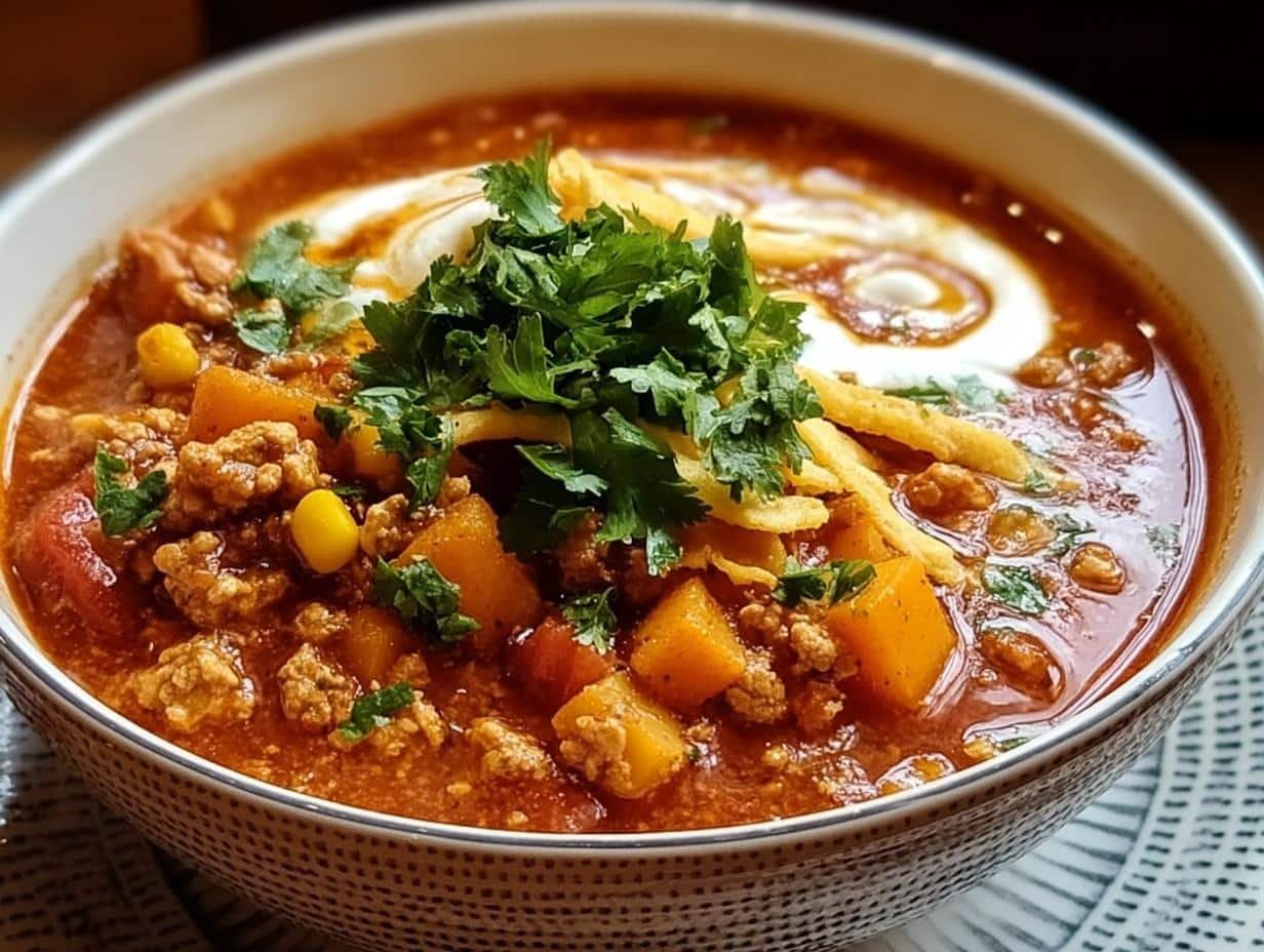 Sweet Potato Turkey Chili: Amazing Comfort Food - Sweet Potato Turkey Chili - additional detail