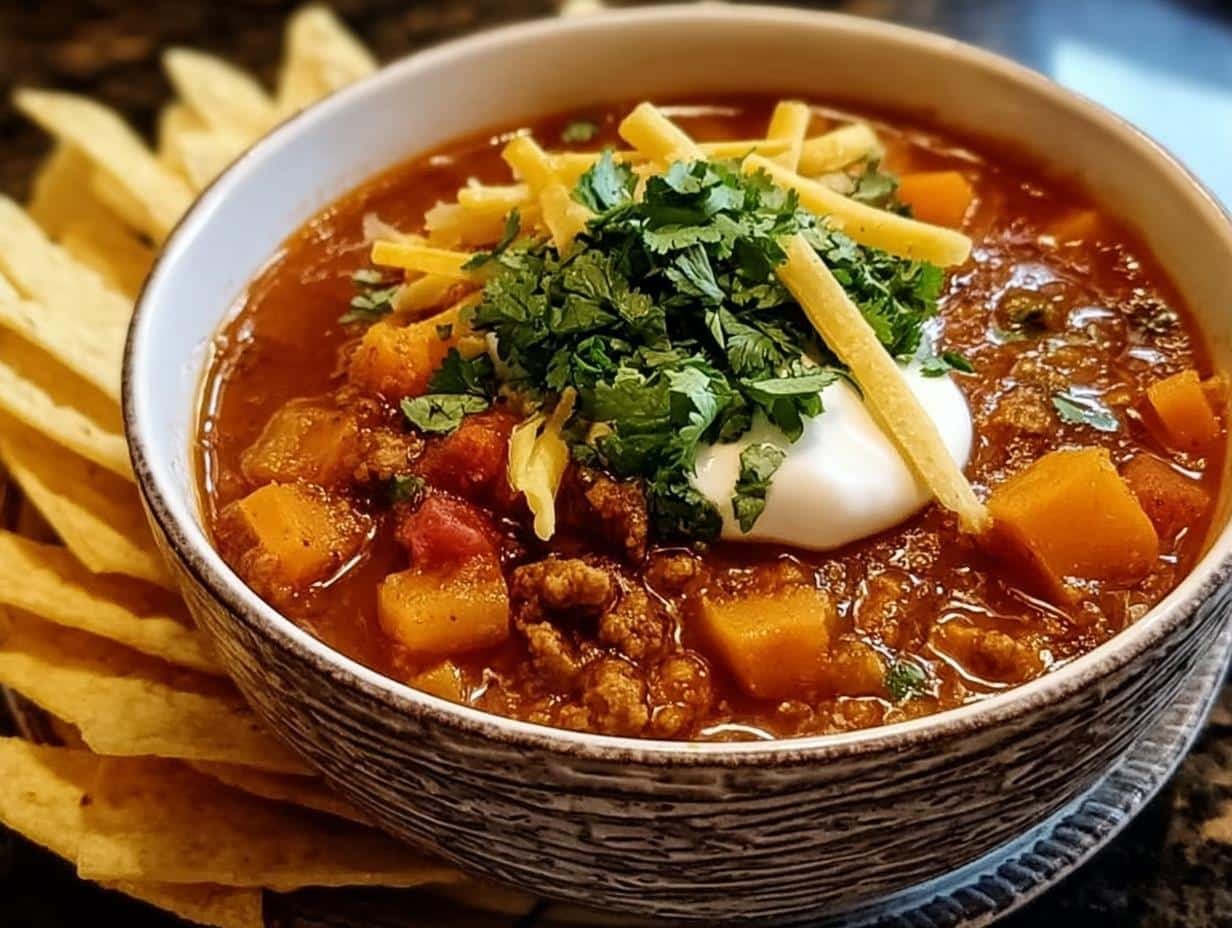 Sweet Potato Turkey Chili: Amazing Comfort Food - Sweet Potato Turkey Chili - additional detail