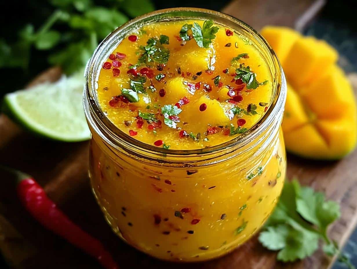 Amazing Sweet Spicy Mango Dressing Recipe - Sweet Spicy Mango Dressing - main visual representation