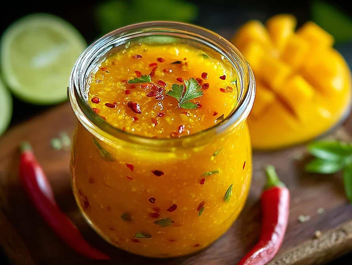 Amazing Sweet Spicy Mango Dressing Recipe - Sweet Spicy Mango Dressing - additional detail