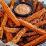 Delicious Air Fryer Alexia sweet potato fries served in a bowl