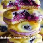 Delicious Blueberry Lemon Cookies with vibrant blueberries and lemon zest