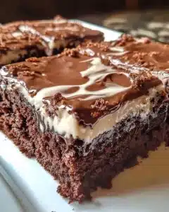 Delicious Lunchroom Ladies Brownies served on a plate