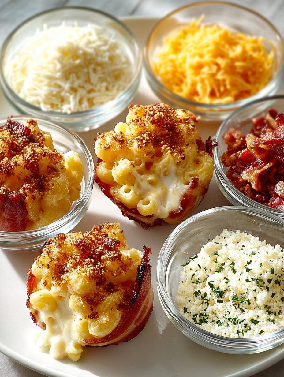 Delicious Bacon Wrapped Mac Cheese Bites to Savor - Bacon Wrapped Mac Cheese - additional detail
